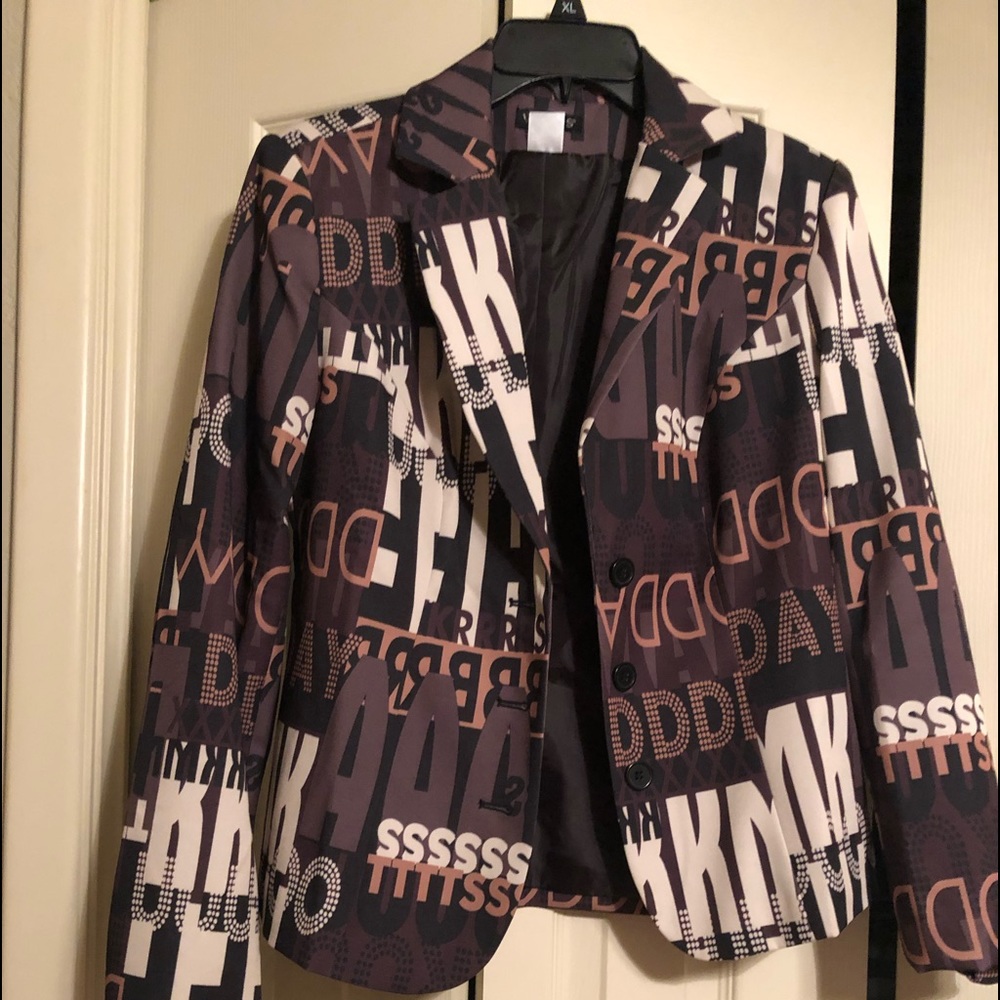 Print Blazer